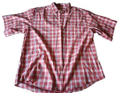 Eddie Bauer Woman's size XL 100% Cotton Button Up Short Sleeve Shirt - Image 1 of 4