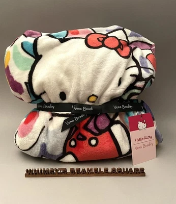 HELLO KITTY® x VERA BRADLEY Paisley Plush Throw Blanket NEW - Image 1 of 4