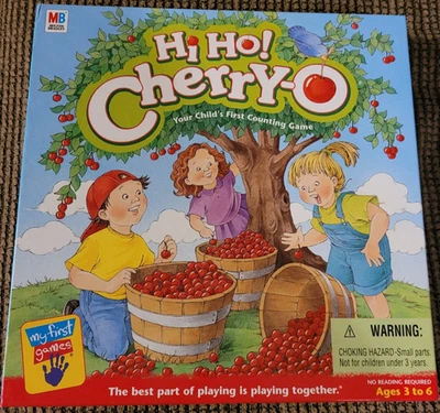 Hi Ho! Cherry-O Complete Educational Counting Game Milton Bradley Hasbro 2001 - Image 1 of 4