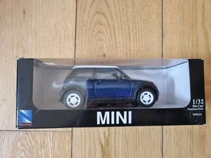NewRay City Cruisers Collection 2001 Navy Mini Cooper 1/32 Scale Die Cast NEW - Picture 1 of 12