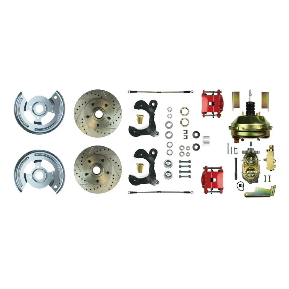 Kit de conversión de freno delantero para Chevrolet Bel Air 1958-1958 lo correcto Foto 1 de 1