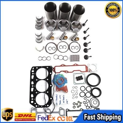 3TNE88 3TNV88 Engine Rebuild Kit for Yanmar VIO40 B37-2B TB135 A7C Excavator Set - Image 1 of 4