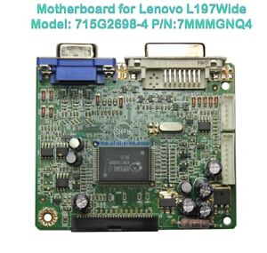 Main Board 715G2698-4 For Monitor LCD IBM Lenovo L197 Wide p/n 7MMMGNQ4 DVI VGA