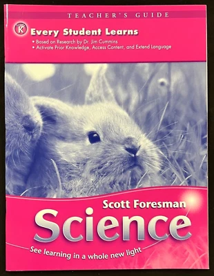 Kindergarten - SCIENCE - TEACHER'S GUIDE - EVERY STUDENT LEARNS (2008, Foresman) - Image 1 of 4