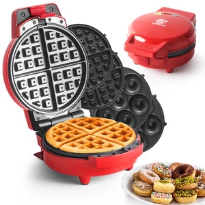 Omelette Maker Egg Cooker Dual Cooking Dessert Waffle Plate Save Space & Time - Picture 1 of 14