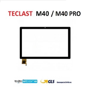 VETRO TOUCH SCREEN TECLAST M40 / M40 PRO ( TLA007 ) SCHERMO NERO - Picture 1 of 1
