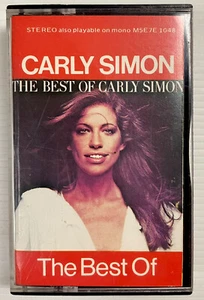 The Best Of Carly Simon Music Cassette Tape M5E7E 1048 Elektra 1975 Original - Picture 1 of 24