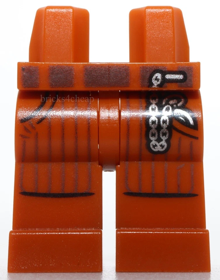 Lego Caderas y Piernas con Bolsillos Marrón Oscuro Cinturón Plateado Reloj de Bolsillo con Cadena Foto 1 de 1