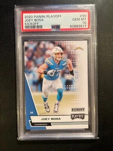 2020 Panini Playoff Joey Bosa Kickoff PSA 10 - Picture 1 of 2