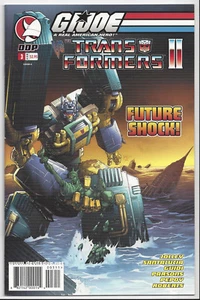 G.I. JOE VS TRANSFORMERS 2 #3 A GI JOE DDP DEVIL'S DUE PROD. NEAR MINT+ 9.6 - Picture 1 of 2