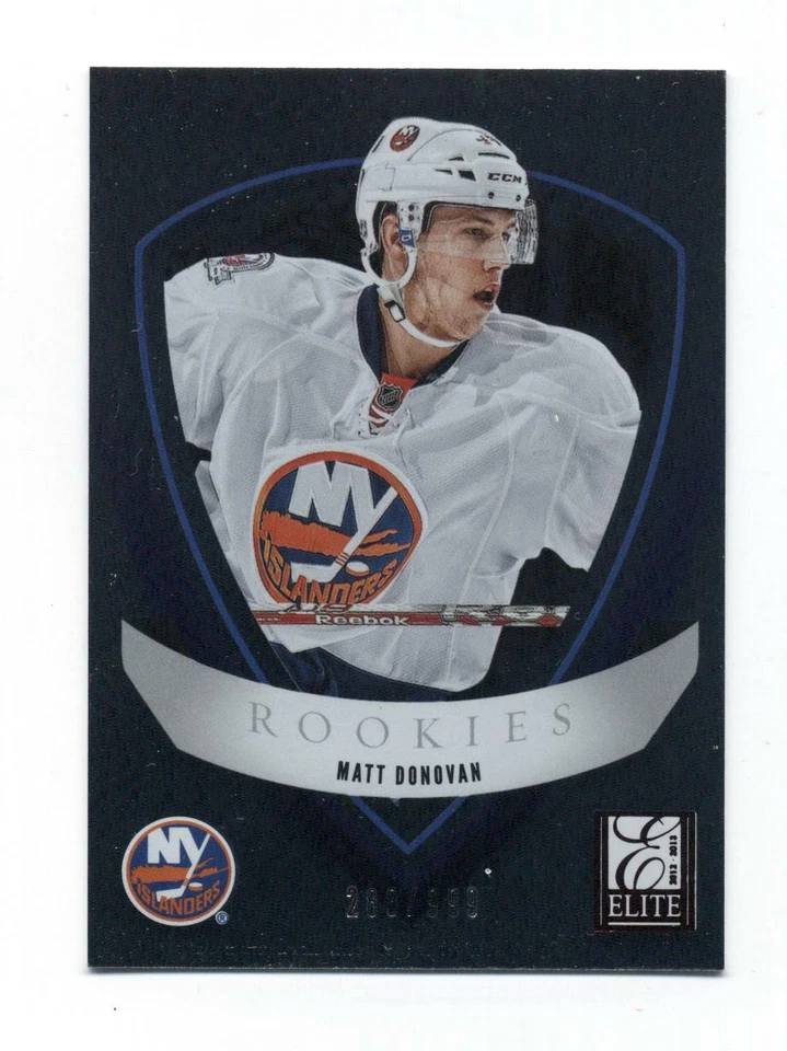 2012-13 Elite Rookies Matt Donovan (Islanders) # 288/999 - Image 1 of 1