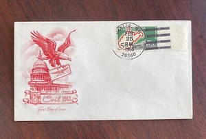 Cubierta West Virginia BAXTER WV 25/02/1966 EE. UU. Colección de Correo 4 Bar Cancelar - Imagen 1 de 2