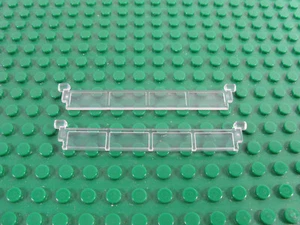 2x LEGO Trans-Clear Garage Roller Door Section without Handle 6386 6392 #4218 - Picture 1 of 1