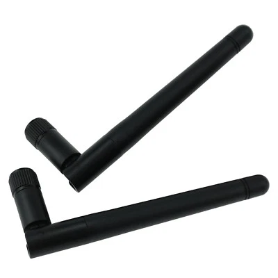 2 Pack 2dBi WiFi Bluetooth Antenna 2.4GHz Wireless LAN Network PC RP-SMA Male - Image 1 of 4