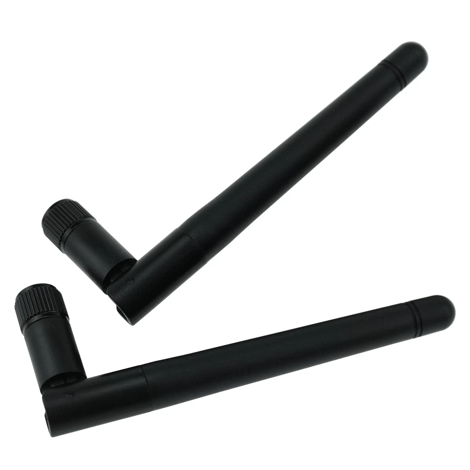 2 Pack 2dBi WiFi Bluetooth Antenna 2.4GHz Wireless LAN Network PC RP-SMA Male - Image 1 of 4