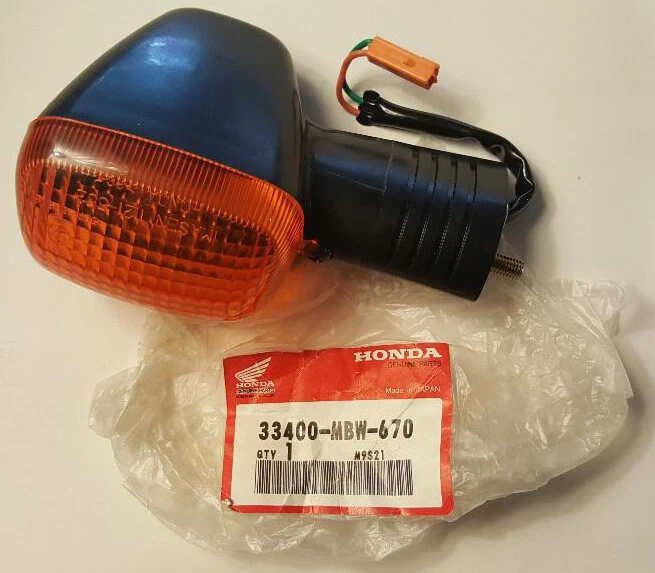 Honda CBR600F4 1999-2000 conjunto intermitente aire acondicionado, R. delantero 33400-MBW-670 Foto 1 de 1