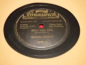 Romeo Nelson Speckled Red 78 RPM Brunswick 80021 Head Rag Hop Wilkins St. Stomp - Picture 1 of 5