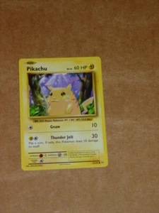 2016 Basic Pokemon Pikachu Gnaw LV.12 60 HP 35/108 Excellent Condition - Picture 1 of 4