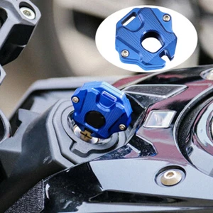 For Honda CB650R 2019-2021 Blue Motorcycle CNC Aluminum Key Cover Case Holder - Picture 1 of 7