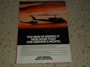 ARMY RESERVE AD / ARTIKEL 1987 - Bild 1 von 1