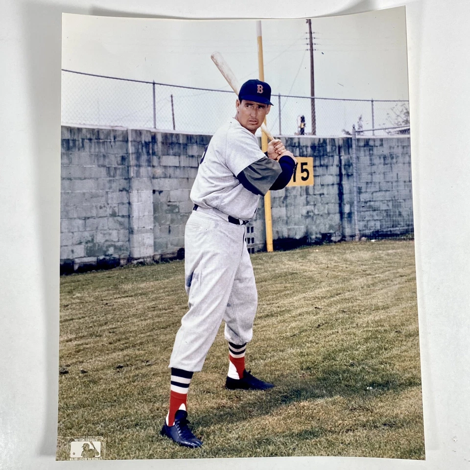 TV Sports Mailbag 1989 Vintage Ted Williams 8x10 Boston Red Sox Baseball Photo - Image 1 of 4