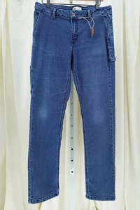 Dickies Damen Crafted For Women Baumwollmischung Tapered Leg Denim Jeans Größe 12 - Bild 1 von 18