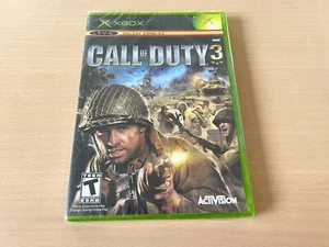 Call of Duty 3 (Xbox) New Sealed Black Label 1st Print 2006 T Rating RARE - Picture 1 of 6
