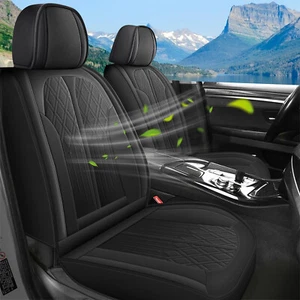 For Kia Optima 2007-2015 Car 5-Sits Front Rear Protector Pu Leather Seat Covers - Picture 1 of 7