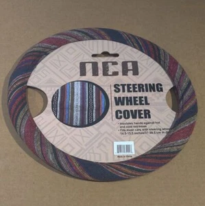 Classic Baja Inca Saddle Mexican Blanket Steering Wheel Cover 14.5"-15.5'' - Picture 1 of 2