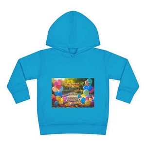 Birthday Toddler Pullover Fleece Hoodie, Kids Sweatshirt, Child's Birthday Gift, - Picture 1 of 34