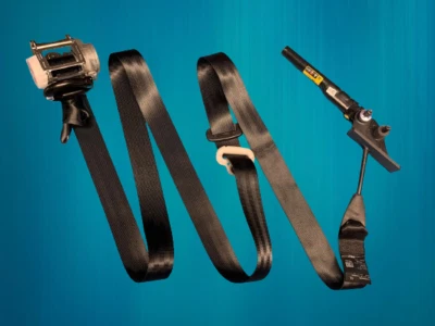 2021-2024 Nissan Rogue Front Left Driver Seat Belt Retractor & Pretensioner BLK - Image 1 of 3