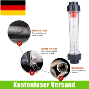 0,6-6m³/H Wasser Flüssigkeit Durchflussmessgerät Rohr Durchflussmesser LZS-40D - Bild 1 von 11