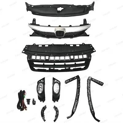 For Honda CIVIC 2009-11 Front Bumper Grille Fog Headlight Bracket Radiator Cover - Image 1 of 4