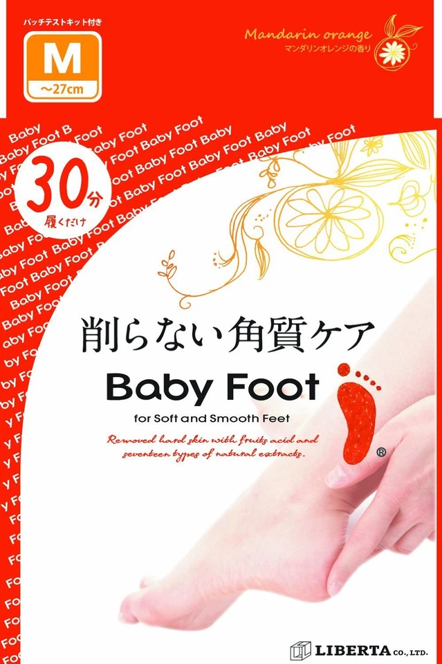 Baby Foot Easy Pack SP 2 hojas para 30 min talla: M (versión japonesa) Foto 1 de 4