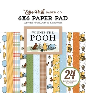Almohadilla de papel de doble cara Echo Park 6""x6"" 24/paquete-Winnie The Pooh - Imagen 1 de 1