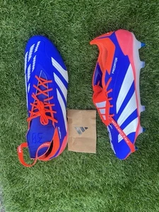 ID0918 Herren 12,5 Adidas PREDATOR ELITE FALTBARE ZUNGE WEICHER BODEN STIEFEL - Bild 1 von 15