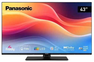 Panasonic SMART 4K TV TB-43W61AEY 43" Ultra HD HDR LED Freely TV - Image 1 of 4
