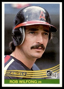 1984 Donruss VTG Baseball Rob Wilfong California Angels #329 - Picture 1 of 2