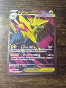 Mega Manectric ex 158/132 Me01: Mega Evolution Holo - Picture 1 of 3