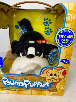 Cachorros Happy Waggin' Libra Cachorros JAKKS Pacific 2000 Negro Blanco 1842. Vintage  Foto 1 de 4