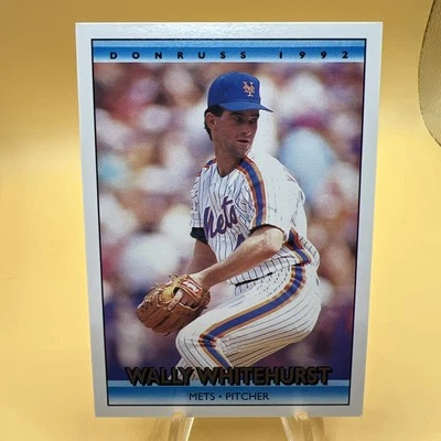 1992 Donruss New York Mets Baseball Card #134 Wally Whitehurst - Image 1 of 2