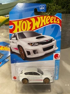 2023 Hot Wheels #21 HW J-Imports 2/10 SUBARU WRX STI White w/Gold 10 Spoke Wheel - Picture 1 of 1