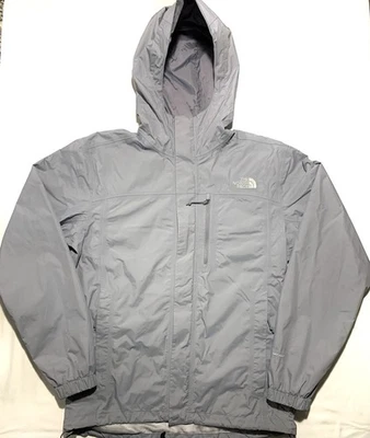 The North Face Jacket Mens S Gray Dryvent Full Zip Hooded Rain Hiking Gorpcore - Image 1 of 4