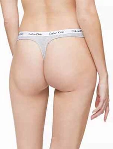 NwT Calvin Klein WOMEN's (X-LARGE) Carousel Cotton Thong D1617-020 - Picture 1 of 3