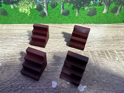 G Scale Steps for Use with Buildings Platforms and Structures -x4 1.35" Square - Image 1 of 3