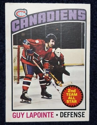 Guy Lapointe 1976-77 Canadiens OPC. #223. Not graded. - Image 1 of 3