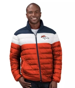Offiziell lizenzierte NFL Herren Cold Front gesteppte gefütterte Jacke von GLLL 670284-J - Bild 1 von 9