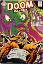 DOOM PATROL #119 1968 VF BEAST BOY Mento MADAME ROUGE Returns To EVIL