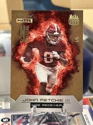 2022 Wild Card Matte SP Exclusive - Rising Heat John Metchie III /5 (RC) - Image 1 of 3