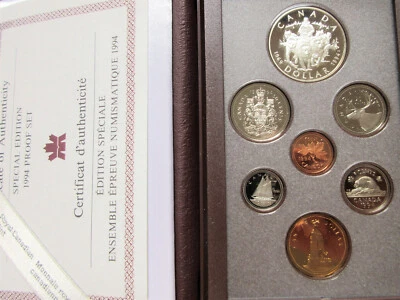 1994 Canada War Memorial Proof Double Dollar Set Coins i/c Silver Dollar. MintRJ - Image 1 of 4